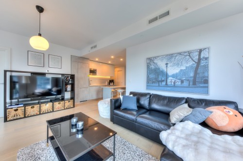 Salon - 1402-1400 Boul. René-Lévesque O., Montréal (Ville-Marie), QC - Indoor Photo Showing Living Room