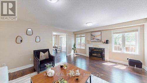 1825 Hobson Drive, Burlington, ON - Indoor Photo Showing Living Room With Fireplace