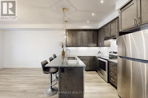 1587 Moira Crescent, Milton, ON - Indoor Photo Showing Kitchen With Stainless Steel Kitchen With Upgraded Kitchen