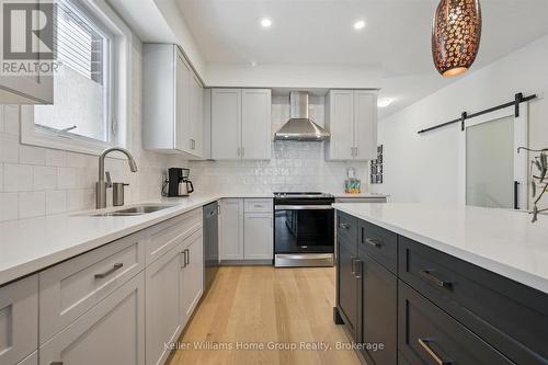 99 Harrison Street, Centre Wellington (Elora/Salem), ON - Indoor Photo Showing Kitchen With Double Sink With Upgraded Kitchen