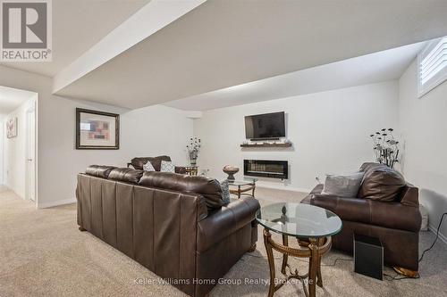 99 Harrison Street, Centre Wellington (Elora/Salem), ON - Indoor Photo Showing Living Room With Fireplace