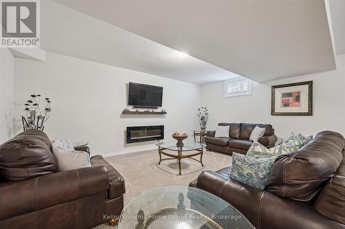 99 Harrison Street, Centre Wellington (Elora/Salem), ON - Indoor Photo Showing Living Room With Fireplace