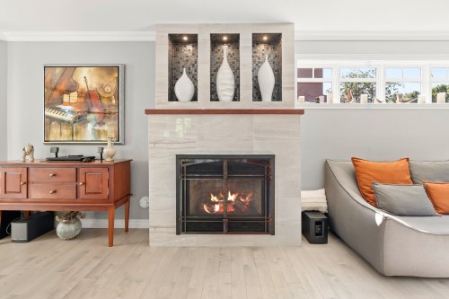 Living Room - 3996 Rue Sylvia-Daoust, Québec (Sainte-Foy/Sillery/Cap-Rouge), QC - Indoor Photo Showing Living Room With Fireplace