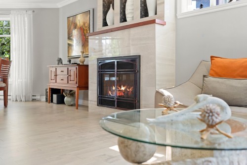 Living Room - 3996 Rue Sylvia-Daoust, Québec (Sainte-Foy/Sillery/Cap-Rouge), QC - Indoor Photo Showing Living Room With Fireplace
