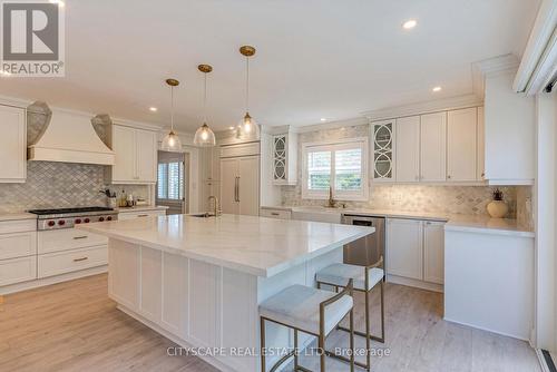 4582 Badminton Drive, Mississauga, ON - Indoor Photo Showing Kitchen With Upgraded Kitchen