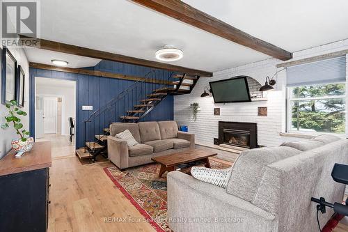 5803 26 Highway, Clearview, ON - Indoor With Fireplace