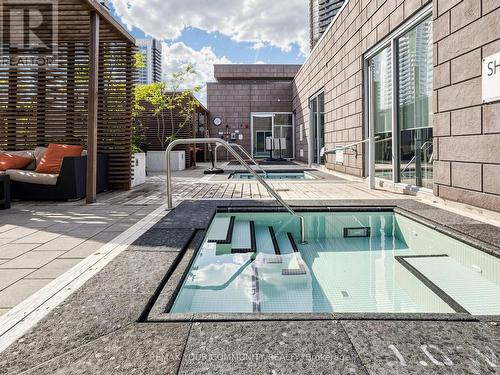 3302 - 121 Mcmahon Drive, Toronto, ON - Outdoor With In Ground Pool With Deck Patio Veranda