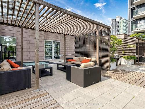 3302 - 121 Mcmahon Drive, Toronto, ON - Outdoor With Deck Patio Veranda With Exterior