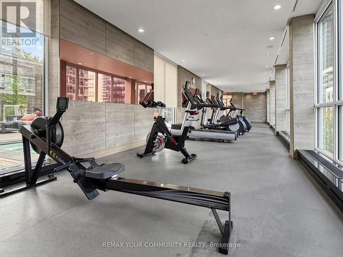 3302 - 121 Mcmahon Drive, Toronto, ON - Indoor Photo Showing Gym Room