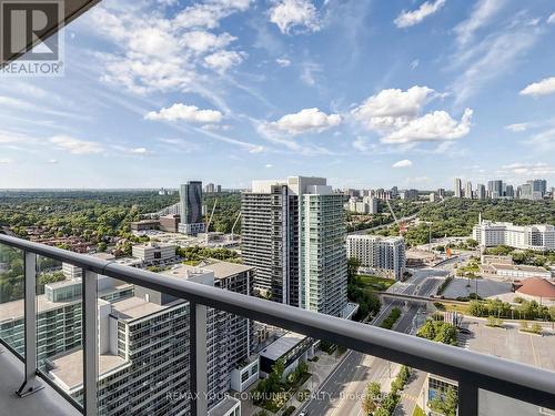 3302 - 121 Mcmahon Drive, Toronto, ON - Outdoor With Balcony With View