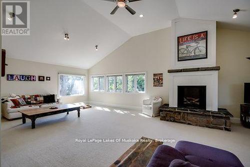 230 Ecclestone Drive, Bracebridge, ON - Indoor With Fireplace