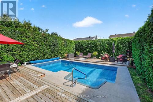 1069 St Germain Crescent, Ottawa, ON - Outdoor With In Ground Pool With Deck Patio Veranda With Backyard