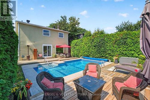 1069 St Germain Crescent, Ottawa, ON - Outdoor With In Ground Pool With Deck Patio Veranda