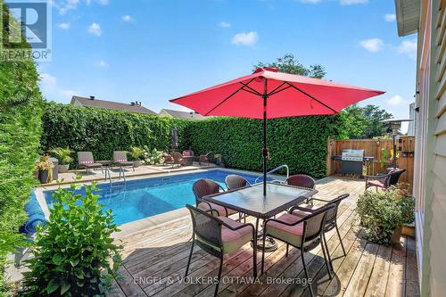 1069 St Germain Crescent, Ottawa, ON - Outdoor With In Ground Pool With Deck Patio Veranda