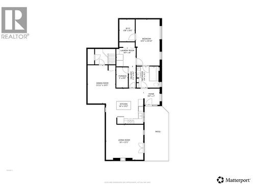 Basement level floor plan - 3491 Fenton Road, West Kelowna, BC - Other