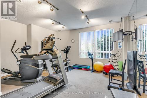 301 - 60 Wyndham Street S, Guelph (St. Patrick'S Ward), ON - Indoor Photo Showing Gym Room
