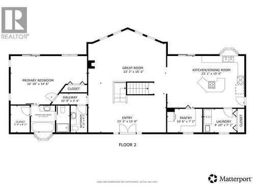 Main level floor plan - 7319 Trapper Court, Kelowna, BC - Other