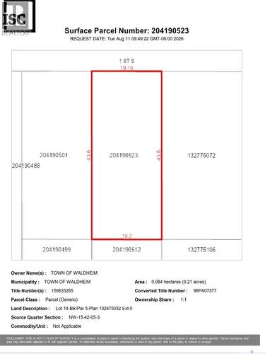 106 1St Avenue, Waldheim, SK 