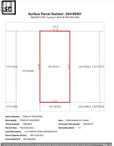 108 1St Avenue, Waldheim, SK 