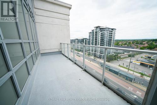 Primary BR Balcony - Uph 01 - 88 Times Avenue, Markham, ON - Outdoor With Exterior