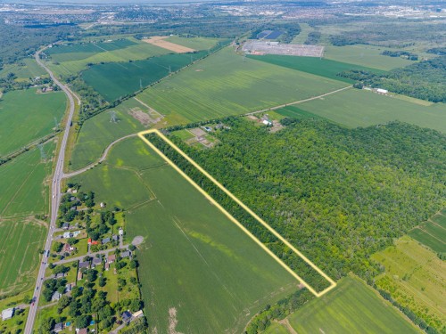 Photo aérienne - Ch. Lafrenière, La Prairie, QC 
