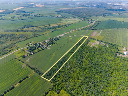 Photo aérienne - Ch. Lafrenière, La Prairie, QC 