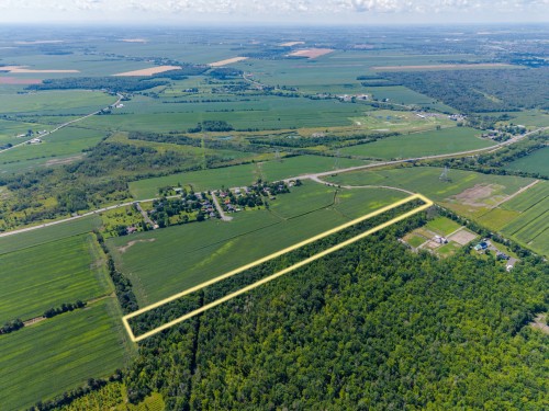 Photo aérienne - Ch. Lafrenière, La Prairie, QC 