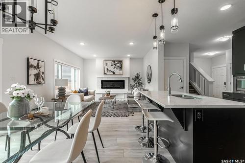 213 Dubois Crescent, Saskatoon, SK - Indoor With Fireplace