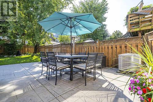 Patterned Concrete Patio - 21A Brian Drive, Toronto, ON - Outdoor With Deck Patio Veranda