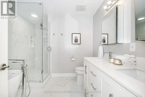 Spa Inspired 6 Piece Primary Ensuite - 21A Brian Drive, Toronto, ON - Indoor Photo Showing Bathroom