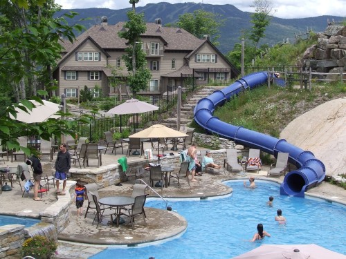 Pool - 4-225 Rue Du Mont-Plaisant, Mont-Tremblant, QC - Outdoor With In Ground Pool With Deck Patio Veranda