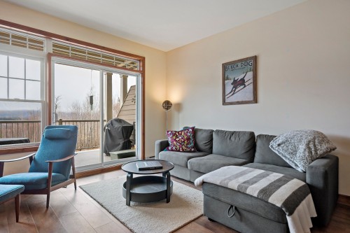 Living Room - 4-225 Rue Du Mont-Plaisant, Mont-Tremblant, QC - Indoor Photo Showing Living Room