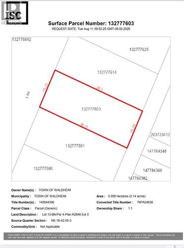 3008 1St Avenue, Waldheim, SK 
