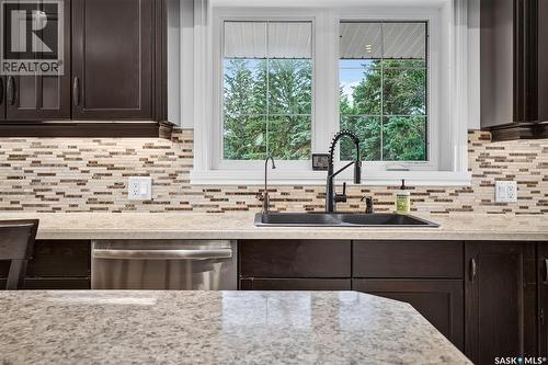 Campbell Acreage, Caron Rm No. 162, SK - Indoor Photo Showing Kitchen With Double Sink With Upgraded Kitchen