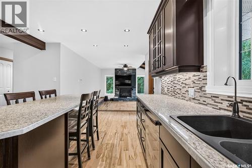 Campbell Acreage, Caron Rm No. 162, SK - Indoor Photo Showing Kitchen With Upgraded Kitchen