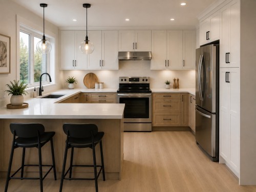 Cuisine - 3 Rue Olivia, Saint-Lin/Laurentides, QC - Indoor Photo Showing Kitchen With Upgraded Kitchen
