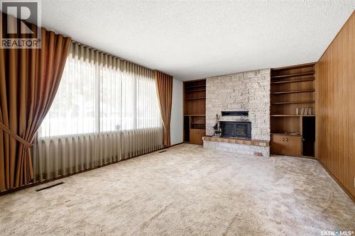 4023 Mcphail Avenue, Regina, SK - Indoor With Fireplace