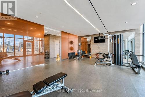 2608 - 121 Mcmahon Drive, Toronto, ON - Indoor Photo Showing Gym Room