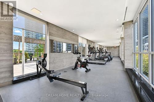 2608 - 121 Mcmahon Drive, Toronto, ON - Indoor Photo Showing Gym Room