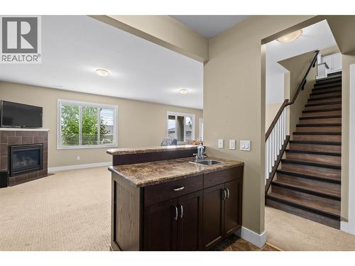 2421 Glacier Court Unit# 2, Kelowna, BC - Indoor With Fireplace