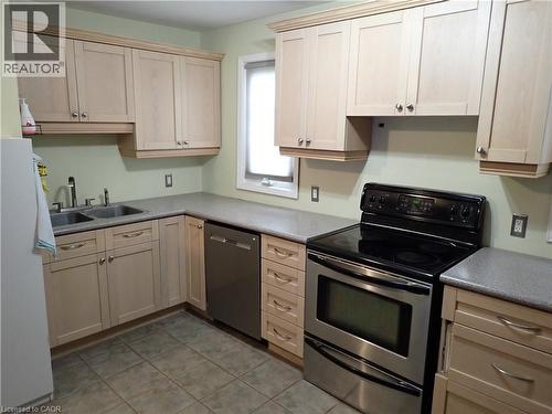 15 Blair Avenue, Hamilton, ON - Indoor Photo Showing Kitchen With Double Sink