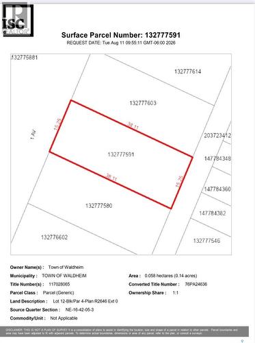 3010 1St Avenue, Waldheim, SK 