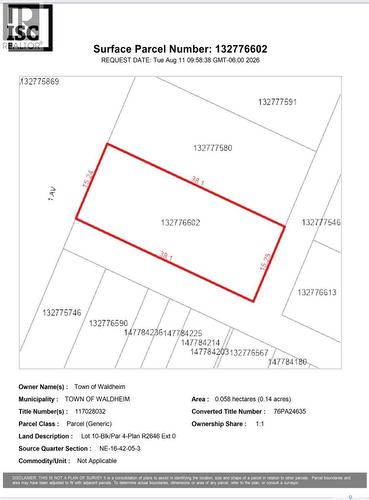 3014 1St Avenue, Waldheim, SK 