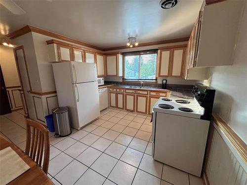 861 Sheppard St, Winnipeg, MB - Indoor Photo Showing Kitchen With Double Sink