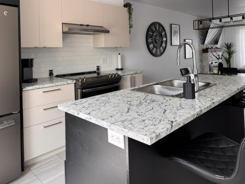 Cuisine - 104 Place Rancourt, L'Épiphanie, QC - Indoor Photo Showing Kitchen With Double Sink With Upgraded Kitchen