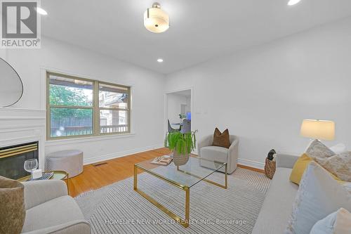9 Pavillion Street, Markham, ON - Indoor Photo Showing Living Room With Fireplace