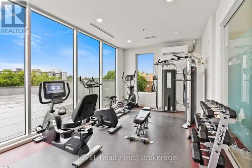 404 - 77 Yates Street, St. Catharines (Downtown), ON - Indoor Photo Showing Gym Room