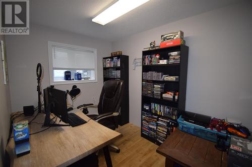 Office or 5 th Bedroom in the basement - 6 Marshall Crescent, Corner Brook, NL - Indoor Photo Showing Office