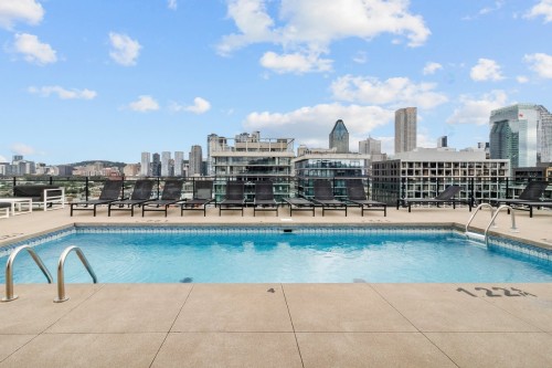 Pool - 1003-1165 Rue Wellington, Montréal (Le Sud-Ouest), QC - Outdoor With In Ground Pool With View