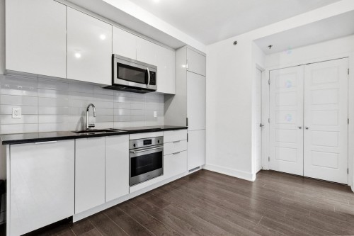 Kitchen - 1003-1165 Rue Wellington, Montréal (Le Sud-Ouest), QC - Indoor Photo Showing Kitchen With Upgraded Kitchen